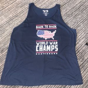Men’s back to back world war champs tank top